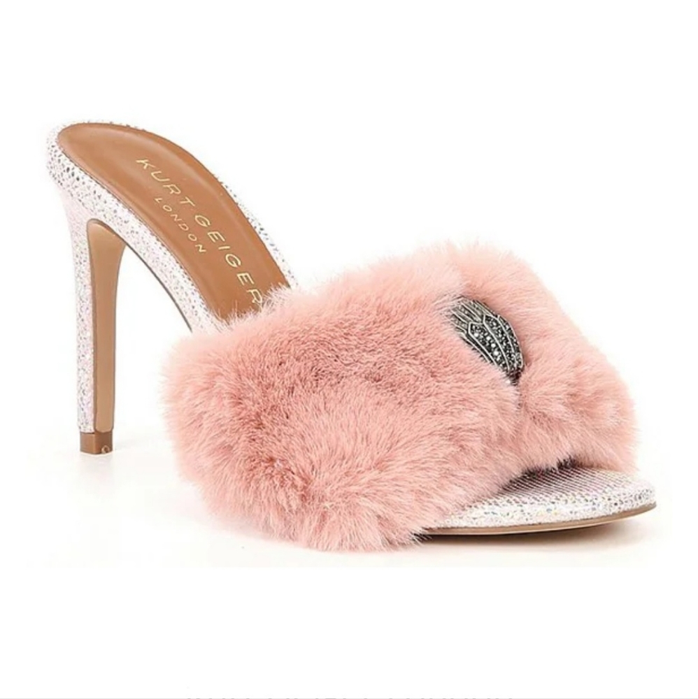 Kurt Geiger London Kensington Eagle Head Detail Dress Sandals Size 9